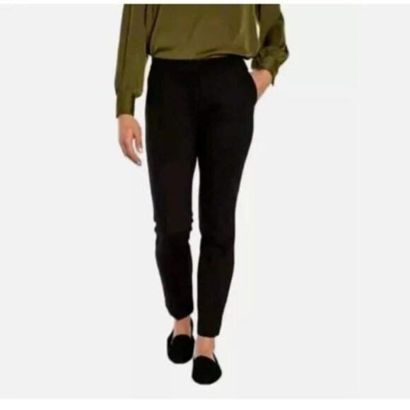 NEW Banana Republic Women's Size 10 Black Ponte Pants Stretch Material Slim Fit - Picture 1 of 9